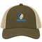 Southern Nevada Stealie Premium Unisex Trucker Cap — Design: Southern Nevada College of — Moss/Khaki