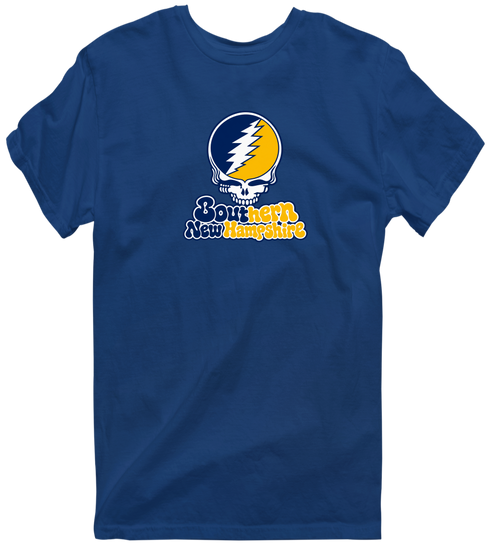 Southern New Hampshire Stealie Premium Unisex T-Shirt — Design: Southern New Hampshire University — Navy