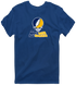 Southern New Hampshire Stealie Premium Unisex T-Shirt — Design: Southern New Hampshire University — Navy