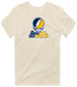 Southern New Hampshire Stealie Premium Unisex T-Shirt — Design: Southern New Hampshire University — Sand