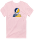 Southern New Hampshire Stealie Premium Unisex T-Shirt — Design: Southern New Hampshire University — Light Pink