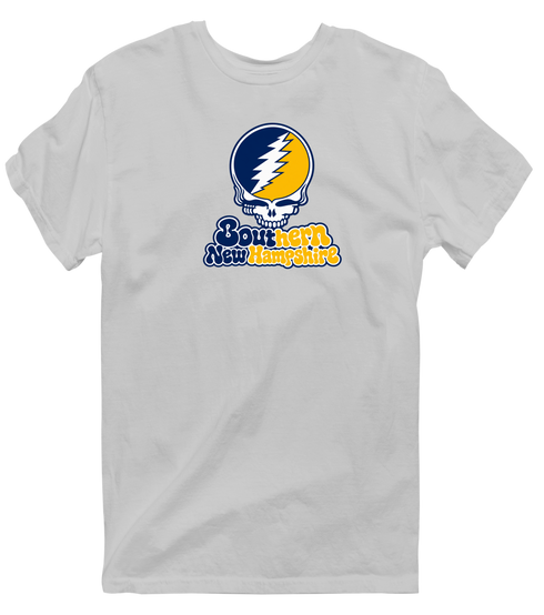 Southern New Hampshire Stealie Premium Unisex T-Shirt — Design: Southern New Hampshire University — Sport Grey