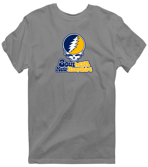 Southern New Hampshire Stealie Premium Unisex T-Shirt — Design: Southern New Hampshire University — Dark Heather