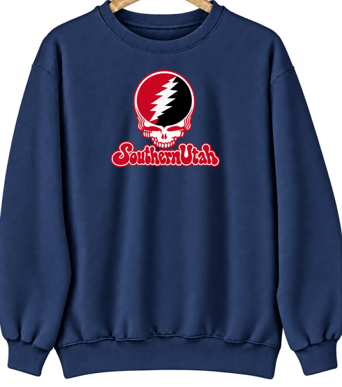 Southern Utah Stealie Premium Unisex Crewneck — Navy