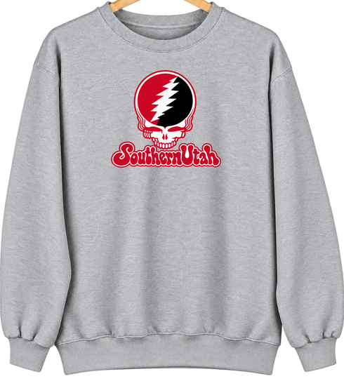 Southern Utah Stealie Premium Unisex Crewneck — Sport Grey
