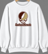 Southwest Minnesota Stealie Premium Unisex Crewneck — Design: Southwest Minnesota State University — White