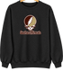 Southwest Minnesota Stealie Premium Unisex Crewneck — Design: Southwest Minnesota State University — Black