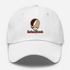 Southwest Minnesota Stealie Premium Unisex Dad Hat — Design: Southwest Minnesota State University — White