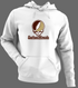 Southwest Minnesota Stealie Premium Unisex Hoodie — Design: Southwest Minnesota State University — White/Grey