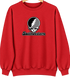 Southwestern Stealie Premium Unisex Crewneck — Design: Southwestern University — Red