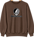 Southwestern Stealie Premium Unisex Crewneck — Design: Southwestern University — Brown