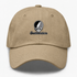 Southwestern Stealie Premium Unisex Dad Hat — Design: Southwestern University — Khaki