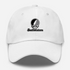 Southwestern Stealie Premium Unisex Dad Hat — Design: Southwestern University — White