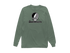 Southwestern Stealie Premium Unisex Long-Sleeve — Design: Southwestern University — Light Green