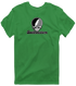 Southwestern Stealie Premium Unisex T-Shirt — Design: Southwestern University — Irish Green