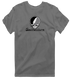 Southwestern Stealie Premium Unisex T-Shirt — Design: Southwestern University — Charcoal