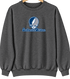 Southwestern Oklahoma Stealie Premium Unisex Crewneck — Design: Southwestern Oklahoma State University — Dark Heather