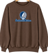 Southwestern Oklahoma Stealie Premium Unisex Crewneck — Design: Southwestern Oklahoma State University — Brown