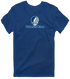 Southwestern Oklahoma Stealie Premium Unisex T-Shirt — Design: Southwestern Oklahoma State University — Navy