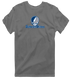 Southwestern Oklahoma Stealie Premium Unisex T-Shirt — Design: Southwestern Oklahoma State University — Charcoal