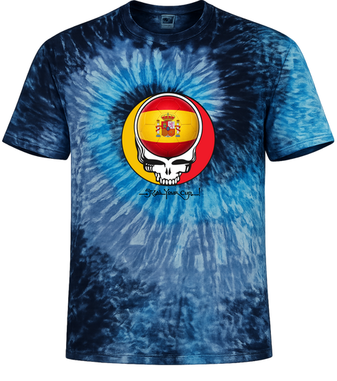 Spain FIFA World Cup Stealie Tie-Dye T-Shirt