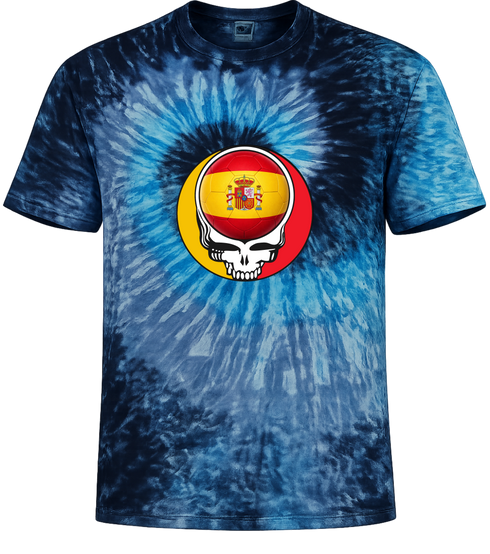 Spain FIFA World Cup Stealie Tie-Dye T-Shirt