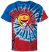 Spain FIFA World Cup Stealie Tie-Dye T-Shirt