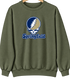 Springfield Stealie Premium Unisex Crewneck — Design: Illinois Springfield University of — Military Green