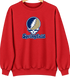 Springfield Stealie Premium Unisex Crewneck — Design: Illinois Springfield University of — Red