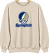 Springfield Stealie Premium Unisex Crewneck — Design: Illinois Springfield University of — Sand