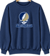 Springfield Stealie Premium Unisex Crewneck — Design: Illinois Springfield University of — Navy