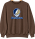Springfield Stealie Premium Unisex Crewneck — Design: Illinois Springfield University of — Brown