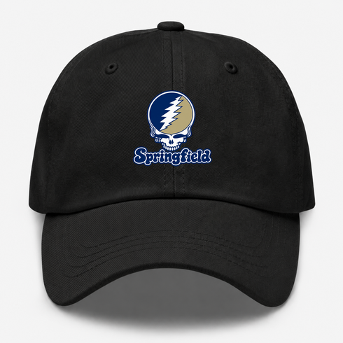 Springfield Stealie Premium Unisex Dad Hat — Design: Illinois Springfield University of — Black