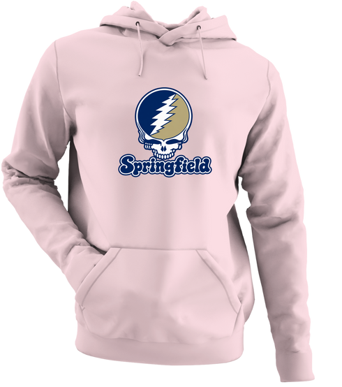 Springfield Stealie Premium Unisex Hoodie — Design: Illinois Springfield University of — Light Pink