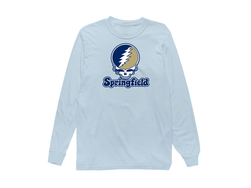 Springfield Stealie Premium Unisex Long-Sleeve — Design: Illinois Springfield University of — Chambray