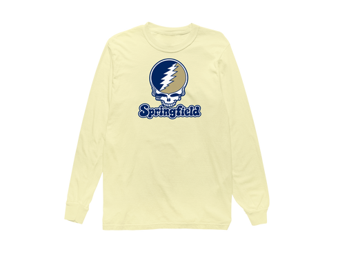 Springfield Stealie Premium Unisex Long-Sleeve — Design: Illinois Springfield University of — Butter