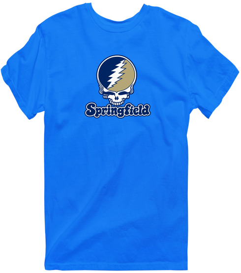 Springfield Stealie Premium Unisex T-Shirt — Design: Illinois Springfield University of — Royal