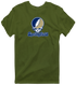 Springfield Stealie Premium Unisex T-Shirt — Design: Illinois Springfield University of — Military Green