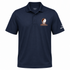 St Bonaventure Stealie Premium Unisex Polo — Design: St. Bonaventure University — Navy