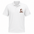 St Bonaventure Stealie Premium Unisex Polo — Design: St. Bonaventure University — White