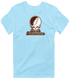 St Bonaventure Stealie Premium Unisex T-Shirt — Design: St. Bonaventure University — Light Blue