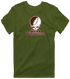 St Bonaventure Stealie Premium Unisex T-Shirt — Design: St. Bonaventure University — Military Green