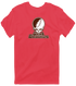 St Bonaventure Stealie Premium Unisex T-Shirt — Design: St. Bonaventure University — Heather Red