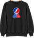 St Francis Stealie Premium Unisex Crewneck — Design: St. Francis College Brooklyn — Black