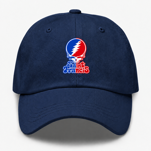 St Francis Stealie Premium Unisex Dad Hat — Design: St. Francis College Brooklyn — Navy