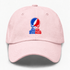 St Francis Stealie Premium Unisex Dad Hat — Design: St. Francis College Brooklyn — Pink