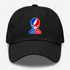 St Francis Stealie Premium Unisex Dad Hat — Design: St. Francis College Brooklyn — Black