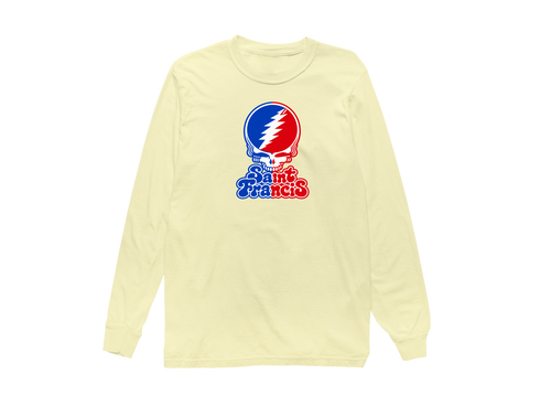 St Francis Stealie Premium Unisex Long-Sleeve — Design: St. Francis College Brooklyn — Butter