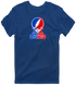 St Francis Stealie Premium Unisex T-Shirt — Design: St. Francis College Brooklyn — Navy