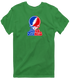 St Francis Stealie Premium Unisex T-Shirt — Design: St. Francis College Brooklyn — Irish Green